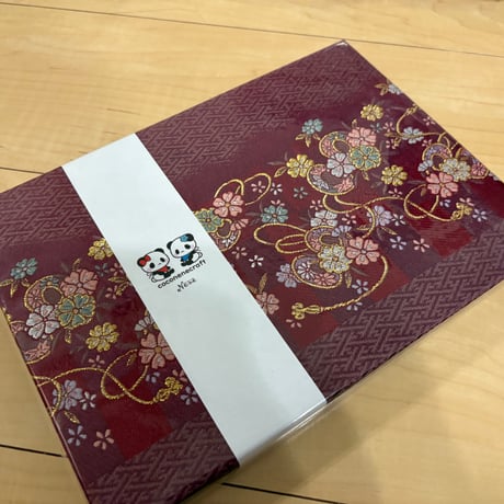 B5見開き御朱印帳　24山　きなり和紙　nene バンド付き