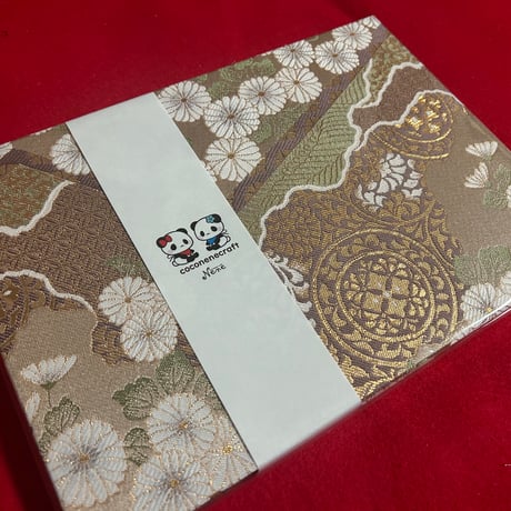 【即日発送】B5見開き御朱印帳  24山　鳥の子和紙　neneバンド付き