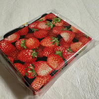 🌼ミニ御朱印帳　縦6×横8㌢ 白和紙　24山   バンド付