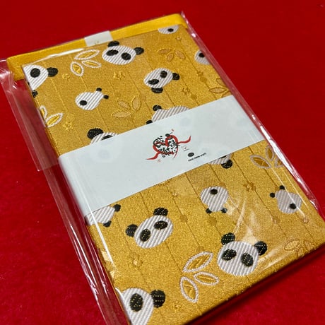 【即日発送】通常御朱印帳　18×12㍉　みつぱんちゃん　 きなり和紙　24山　バンド付き