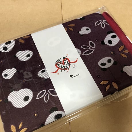よこっ帖　あずき🫘🐼ちゃん　きなり和紙　縦12 ×横18㌢　24山　バンド付き