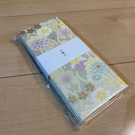 お結び帳　縦18×横8センチ　24 山   きなり和紙