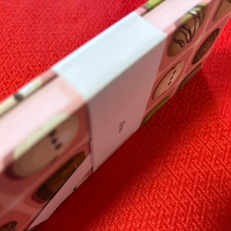 お結び帳　縦18×横8センチ　24 山   ピンク和紙