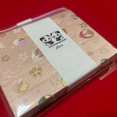 ラスト1冊❤️ハーフ御朱印帖 縦9センチ横12センチ   24山   neneバンド付き