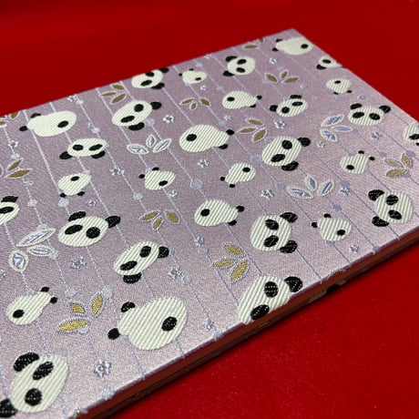 B5見開き御朱印帳　ふじぱん🐼　24山　nene バンド付