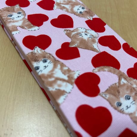 お結び帳　縦18×横8センチ　24 山  ピンク和紙