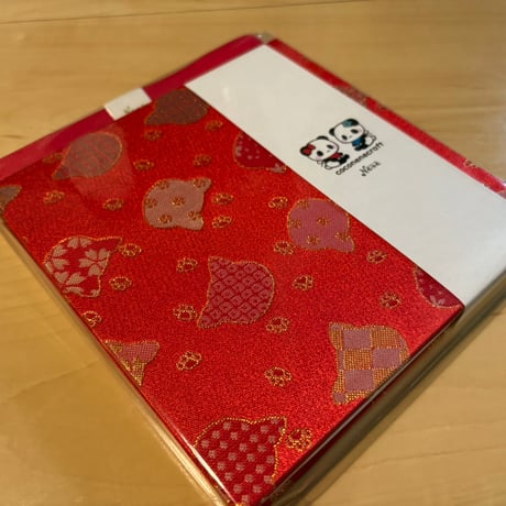 もっとラジキュー❤️新商品❤️ 15×15㌢　24山　きなり和紙　バンド付き