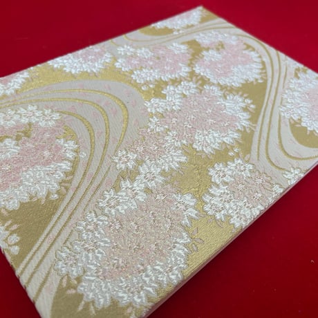 限定1冊10%オフ【🔴予約販売🔴】B5見開御朱印帳   24山　きなり和紙nene  バンド付き