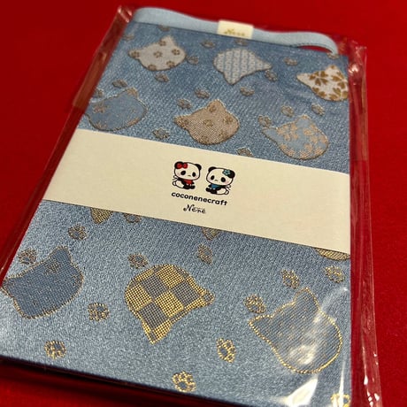 ラスト1冊❤️🐈通常御朱印帳【縦18×12】24山 きなり和紙 バンド付