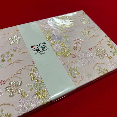 B5見開き御朱印帳  24山　きなり和紙  nene バンド付き