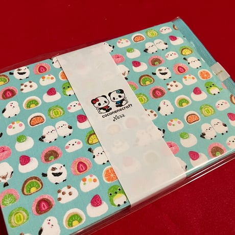 【リトル帳】きなり和紙　24山 バンド付