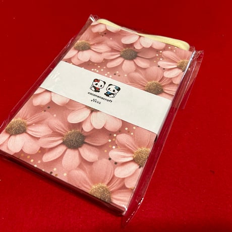 通常御朱印帳　18×12㍉　秋桜　24山　バンド付き