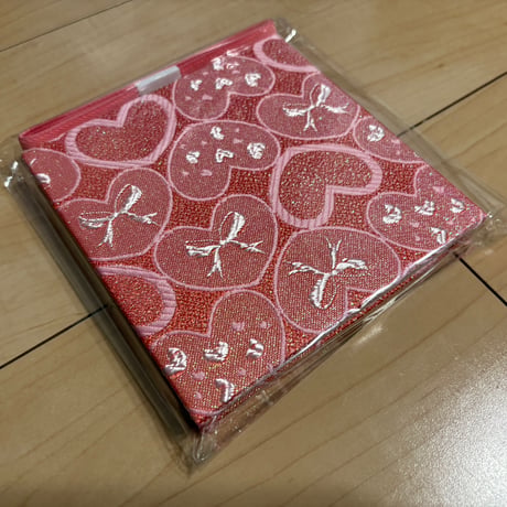 おおきなキューブ【ラジキュー】　12× 12 ㌢  24山　きなり和紙　バンド付き