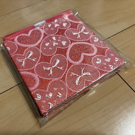 おおきなキューブ【ラジキュー】　12× 12 ㌢  24山　きなり和紙　バンド付き