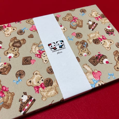 B5見開き御朱印帳  24山　白和紙  neneバンド付き