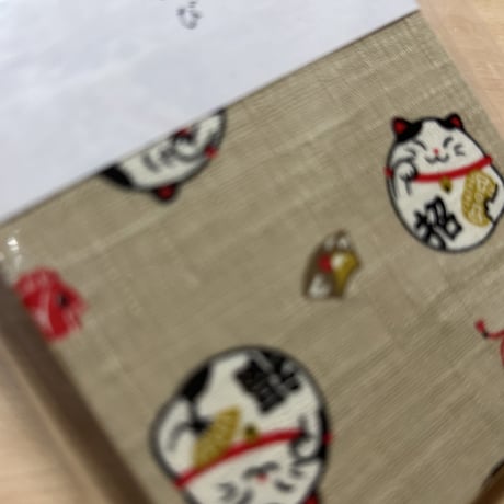 お結びちゃん🍙❤️🐼　縦18×横8センチ　24 山　きなり和紙
