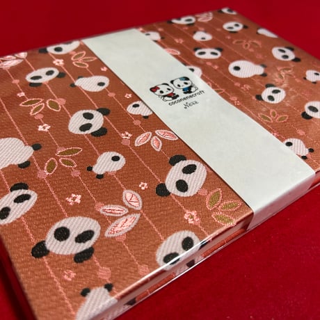 シャンパンちゃん🥂🐼　B5見開き御朱印帳  24 山　neneバンド付き