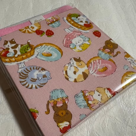 ラジキュー【大きなキューブ】12×12センチ　ピンク和紙