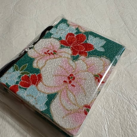🌼ミニ御朱印帳　縦6×横8㌢ きなり和紙　24山   バンド付