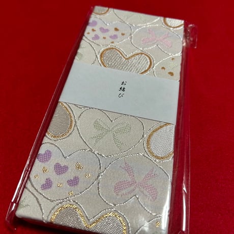 お結び帳　縦18×横8センチ　24 山   きなり和紙また白和紙またはピンク和紙