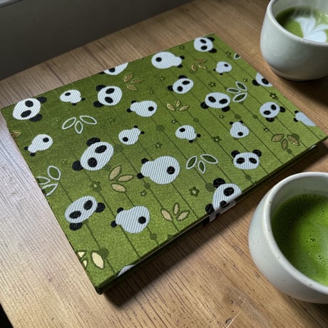 新色【リトル帳】お茶🍵ぱんちゃん🐼　 24山 バンド付