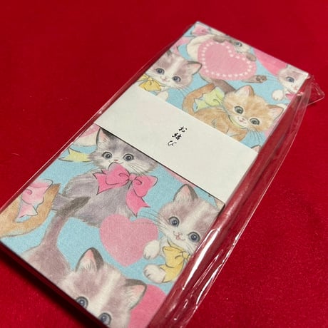 お結び帳　縦18×横8センチ　24 山 ブルー和紙