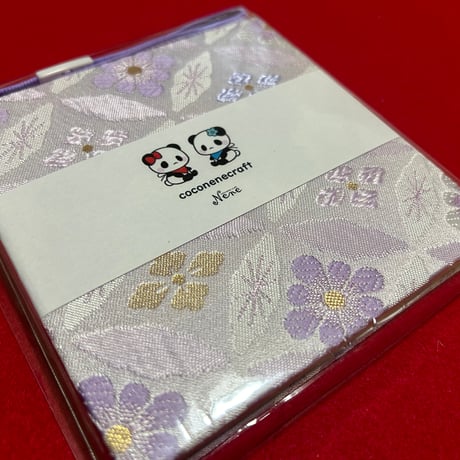 おおきなキューブ💓　12×12㌢　24山　きなり和紙　バンド付き