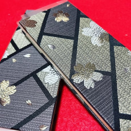 お結び帳　縦18×横8センチ　24 山     きなり和紙または白和紙