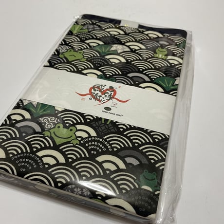 通常御朱印帳　18×12センチ『かえるちゃん🐸』24 山　バンド付き