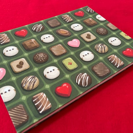 【🔴予約販売🔴】B5見開き御朱印帳  シマエナガさん抹茶チョコレート🍵🍫　24 山　きなり和紙 nene バンド付き