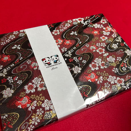 白菊紙のB5見開き御朱印帳  24山  neneバンド付き