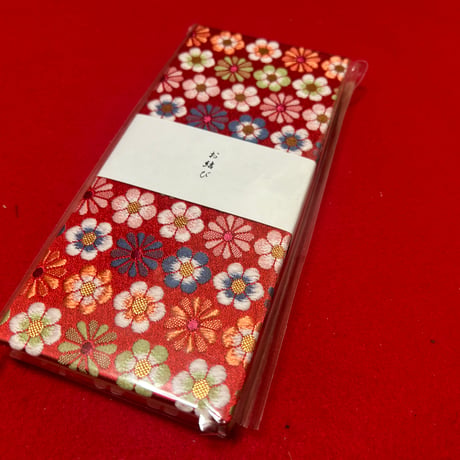 お結び帳　縦18×横8センチ　24 山  きなり和紙