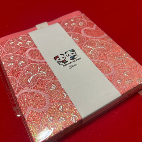 もっとラジキュー❤️新商品❤️ 15×15㌢　24山　白和紙　バンド付き