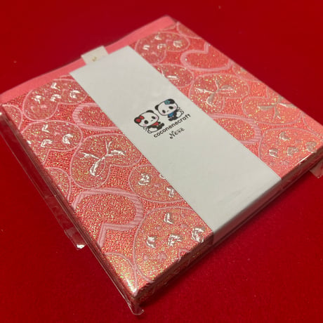 もっとラジキュー❤️新商品❤️ 15×15㌢　24山　白和紙　バンド付き