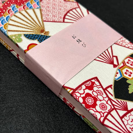 お結び帳🩷縦18×横8センチ　24山   ピンク和紙
