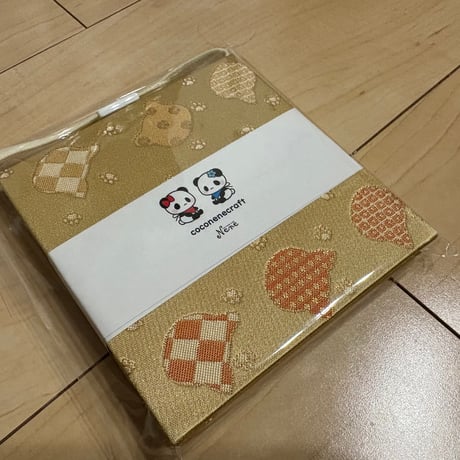 おおきなキューブ【ラジキュー】　12× 12 ㌢  24山　きなり和紙　バンド付き