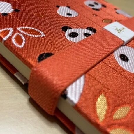 通常御朱印帳　18×12㍉　キャロ🥕🐼ちゃん　24山　バンド付き
