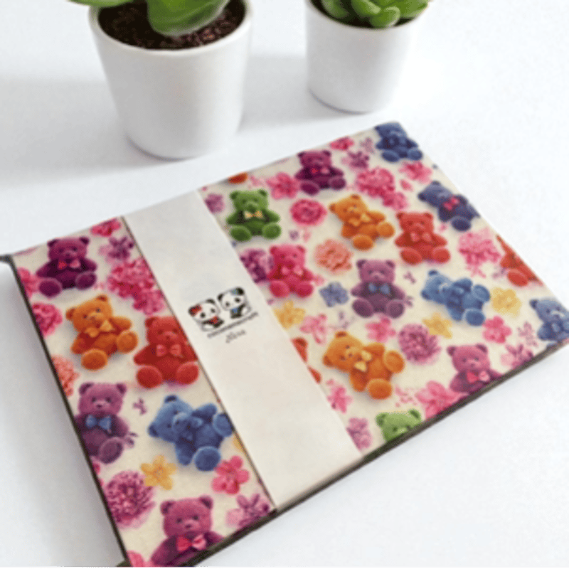 B5見開き御朱印帳 24山 neneバンド付き | coconenecraft