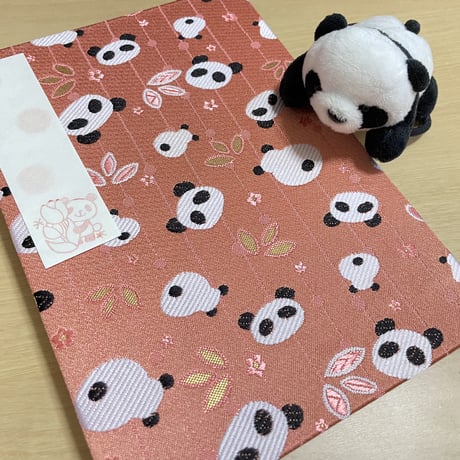 A5サイズ（14.8×21）シャンパンぱんちゃん🐼❤️　24山　きなり和紙　neneバンド付