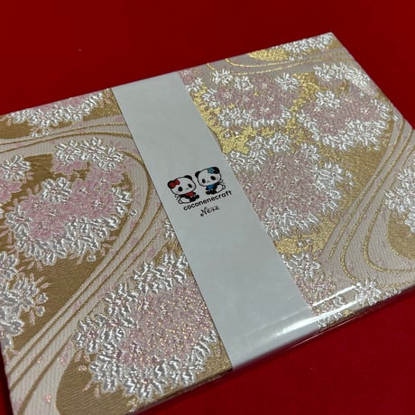 B5見開き御朱印帳  24山　きなり和紙  nene バンド付き