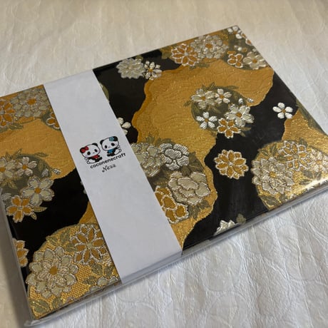 【即日発送】B5見開き御朱印帳  24山　きなり和紙   neneバンド