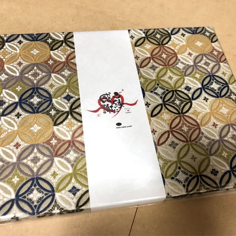 B5見開き御朱印帳  24山　チョコ　neneバンド付き
