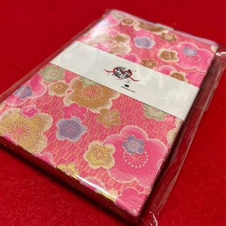 桃梅和紙💛の御朱印帳　30山　neneバンド付き