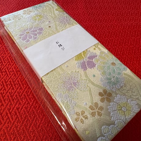 お結び帳　縦18×横8センチ　24 山   きなり和紙