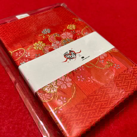 通常サイズ【12×18センチ】 24山 きなり和紙  バンド付き