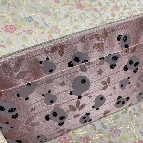 🐼ご朱印帳ケース   通常御朱印帳1冊用サイズ　ピンク