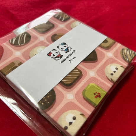 ラジキュー【大きなキューブ】12×12センチ　白和紙　バンド付き