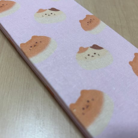 お結び帳　縦18×横8センチ　24 山  ピンク和紙