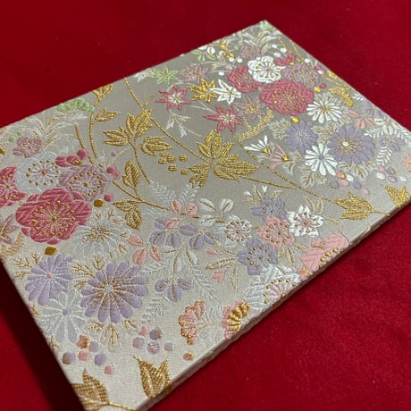 書道作品 金色和紙 朱印付き 楽天市場】御朱印帳（和綴じ式御朱印帳 110P 鶴千亀万 土佐和紙