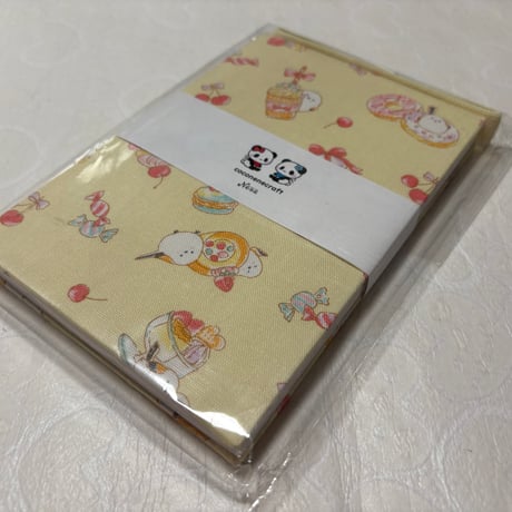 通常御朱印帳　18× 12㍉　白和紙　24山　バンド付き